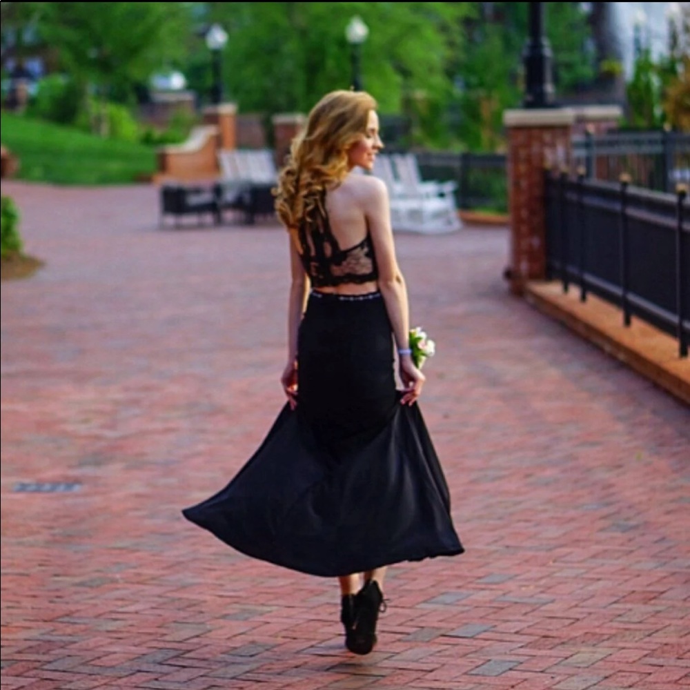 2 Piece Prom Dress